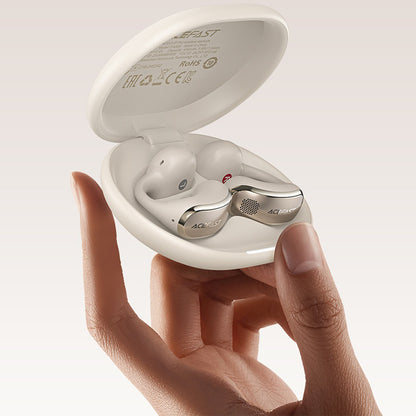 Handsfree Bluetooth Acefast Aceclip Pro, TWS, Guld