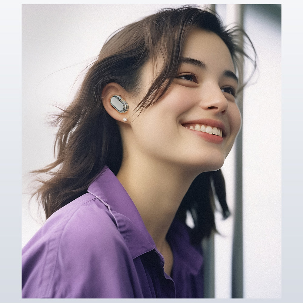 Handsfree Bluetooth Acefast Acefit Neo, TWS, Hvid