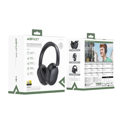 Handsfree Bluetooth Acefast H12, A2DP, ANC, Hvid