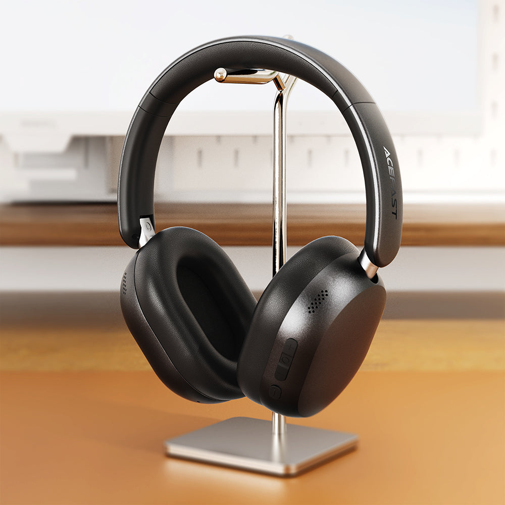 Handsfree Bluetooth Acefast H12, A2DP, ANC, Sort
