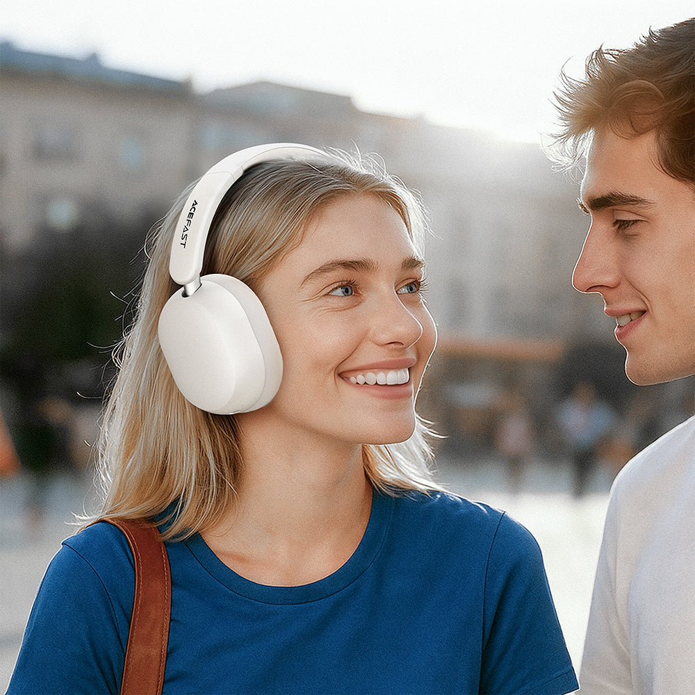 Handsfree Bluetooth Acefast H12, A2DP, ANC, Sort