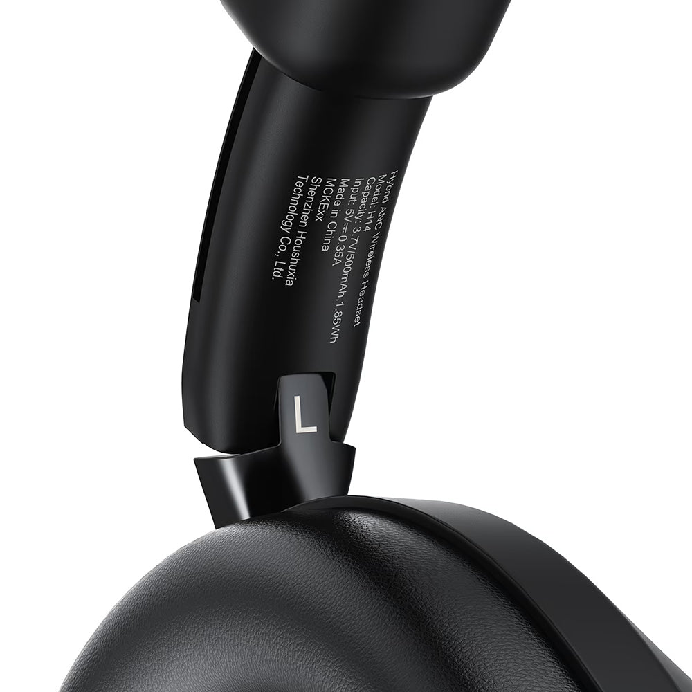 Handsfree Bluetooth Acefast H14, A2DP, ANC, Sort