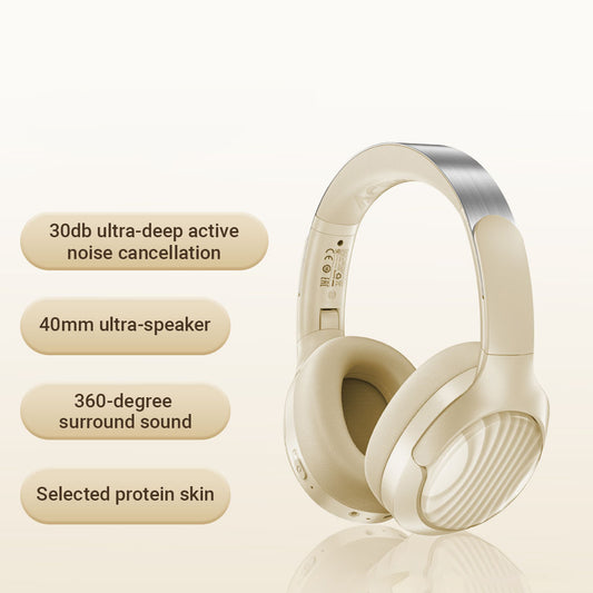 Handsfree Bluetooth Acefast H5, A2DP, ANC, Hvid