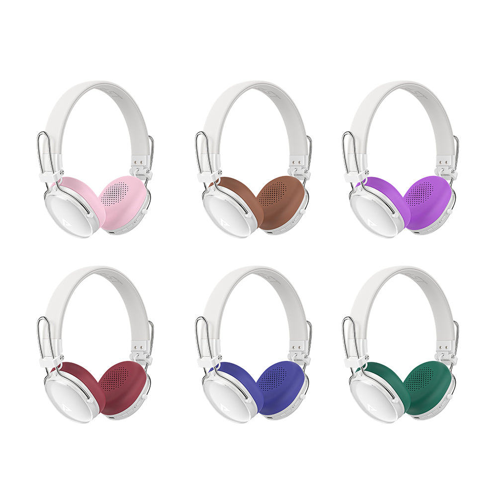 Handsfree Bluetooth Acefast H7, A2DP, ANC, Hvid