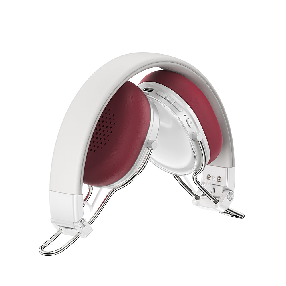 Handsfree Bluetooth Acefast H7, A2DP, ANC, Hvid