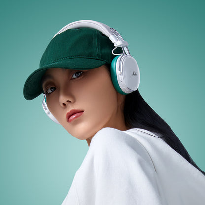 Handsfree Bluetooth Acefast H7, A2DP, ANC, Hvid