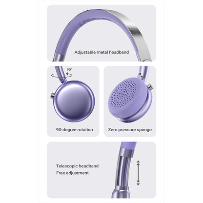 Handsfree Bluetooth Acefast H8, A2DP, ANC, Lilla