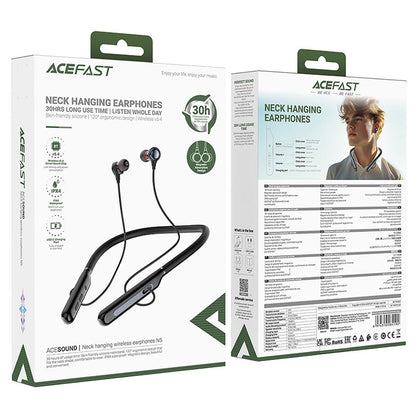 Handsfree Bluetooth Acefast N5, A2DP, Sort
