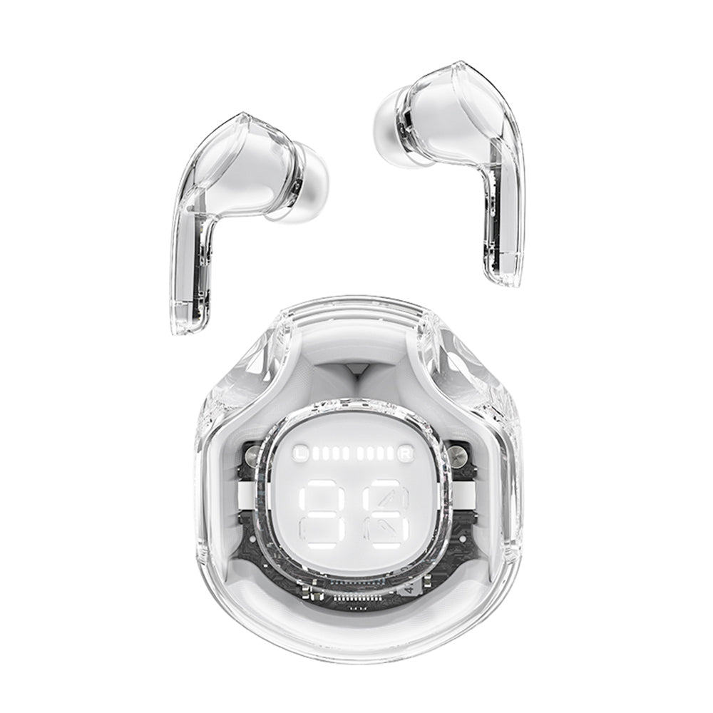 Handsfree Bluetooth Acefast T8, TWS, Hvid