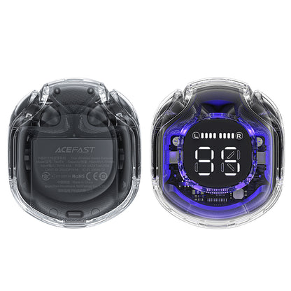 Handsfree Bluetooth Acefast T8, TWS, Sort