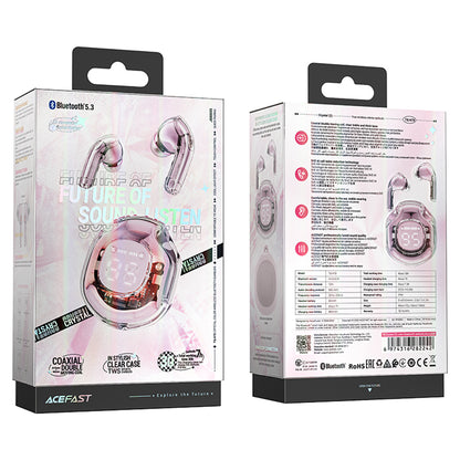 Acefast T8 Bluetooth Handsfree, TWS, Pink