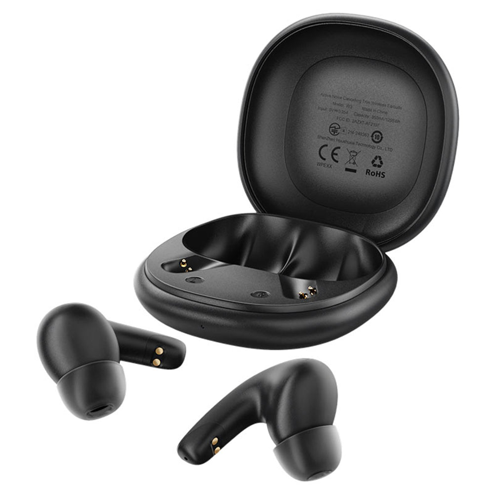 Bluetooth-håndfri Acefast W3, TWS, ANC, Sort