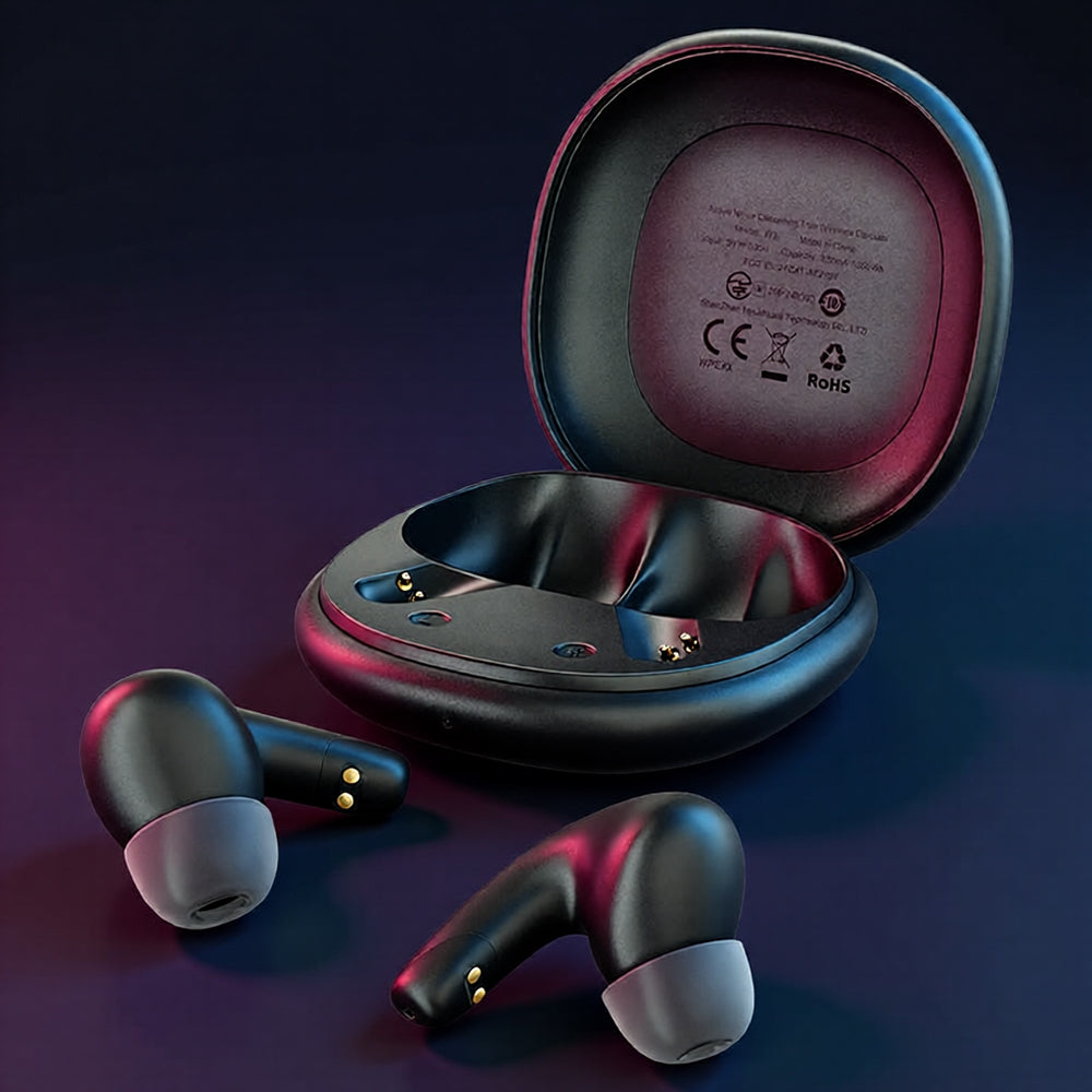 Bluetooth-håndfri Acefast W3, TWS, ANC, Sort