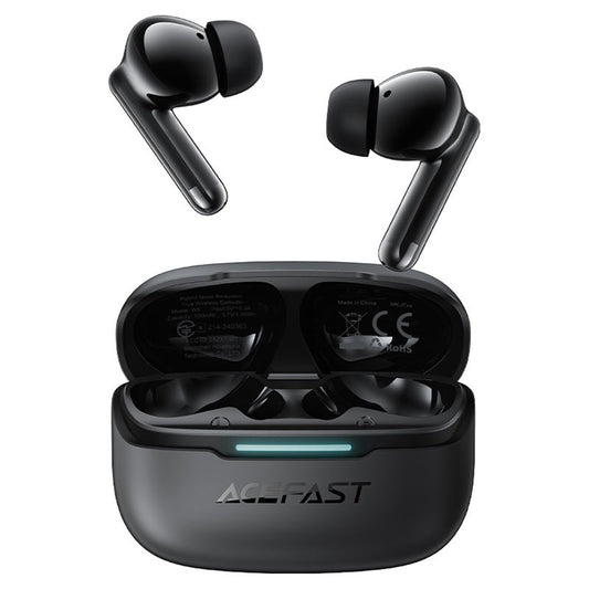 Handsfree Bluetooth Acefast W5, TWS, ANC, Sort