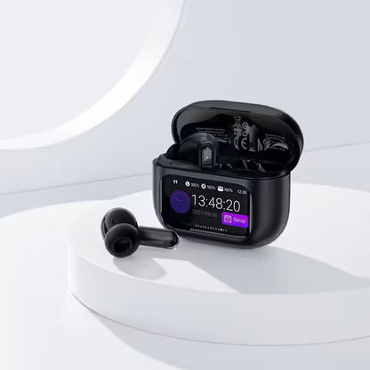 Handsfree Bluetooth Acefast W6, TWS, ANC, Sort