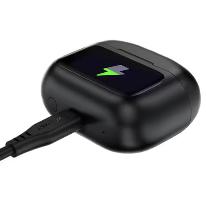 Handsfree Bluetooth Acefast W6, TWS, ANC, Sort