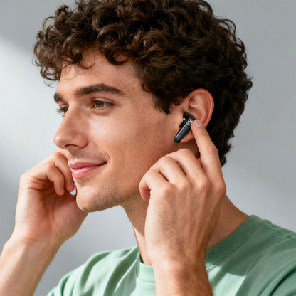 Handsfree Bluetooth Acefast W7, TWS, Sort