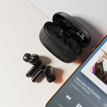 Handsfree Bluetooth Acefast W7, TWS, Sort