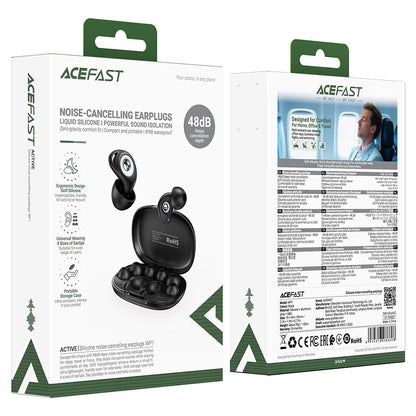 Handsfree Bluetooth Acefast WP1, TWS, ANC, Sort