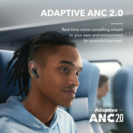 Handsfree Bluetooth Anker SoundCore Liberty 4 NC, TWS, ANC, MultiPoint, Sort, Genforseglet A3947G11