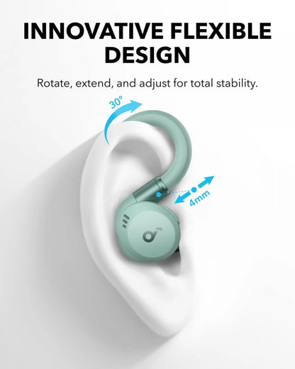 Anker Soundcore Sport X20 Bluetooth-høretelefoner, TWS, ANC, grøn A3968G61