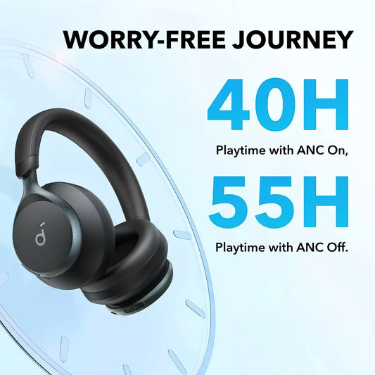 Handsfree Bluetooth Anker SoundCore Space On, MultiPoint, A2DP, ANC, Sort A3035G11
