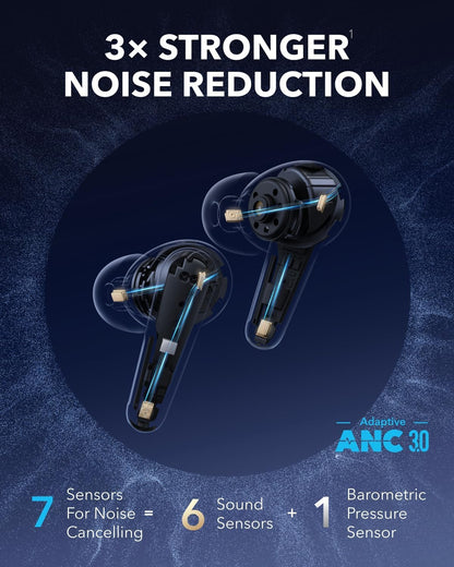 Bluetooth-håndfri Anker SoundCore Liberty 4 Pro, TWS, ANC, Sort A3954G11