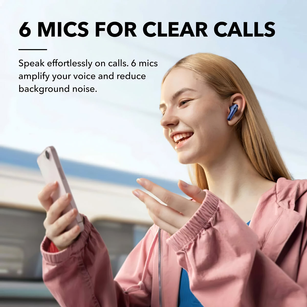 Bluetooth håndfri Anker SoundCore Liberty 4 NC, TWS, ANC, MultiPoint, Blå A3947G31 