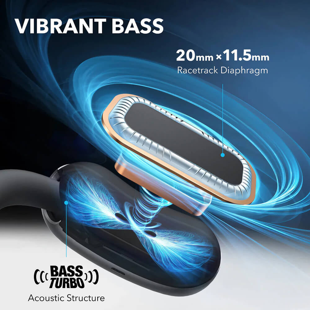 Handsfree Bluetooth Anker SoundCore AeroFit 2, TWS, Sort A3874G11