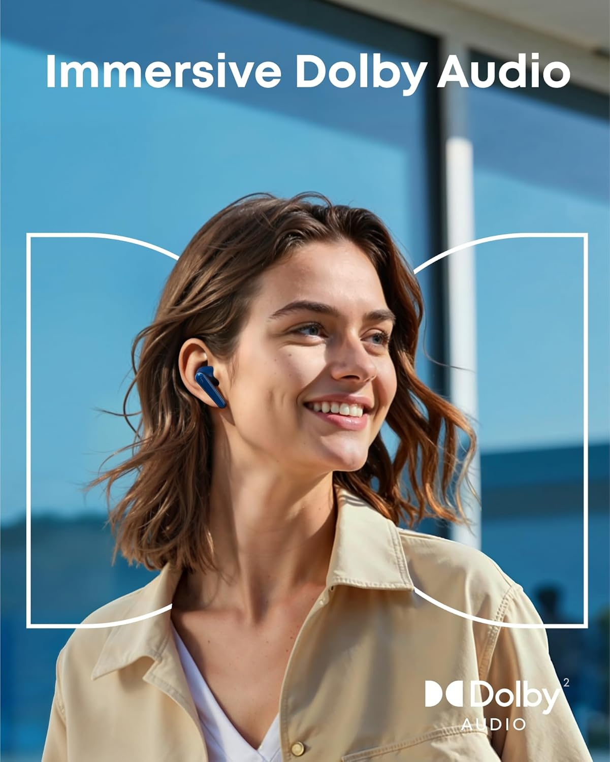 Handsfree Bluetooth Anker SoundCore Liberty 5, TWS, ANC, Blå A3957G31