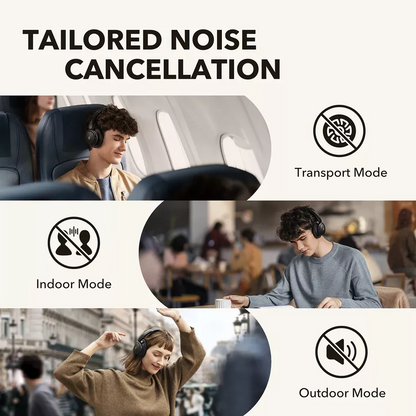Handsfree Bluetooth Anker SoundCore Q30, A2DP, ANC, Sort A3028313