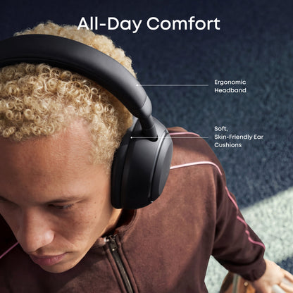 Handsfree Bluetooth Anker SoundCore Space 2, A2DP, ANC, Sort D1402G11