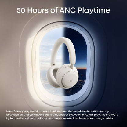 Handsfree Bluetooth Anker SoundCore Space 2, A2DP, ANC, Hvid D1402G21