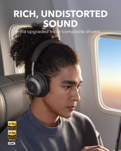 Handsfree Bluetooth Anker Soundcore Space One Pro, A2DP, ANC, Sort A3062G11