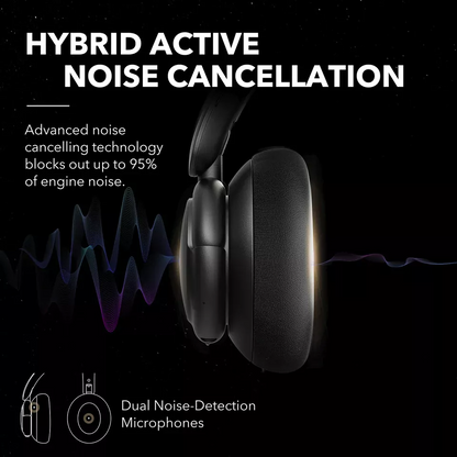Handsfree Bluetooth Anker SoundCore Q30, A2DP, ANC, Sort A3028313