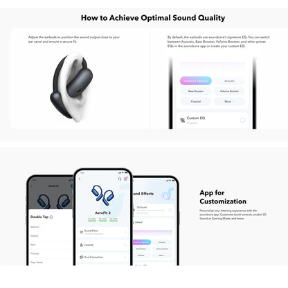 Handsfree Bluetooth Anker SoundCore AeroFit 2, TWS, Grøn A3874G61