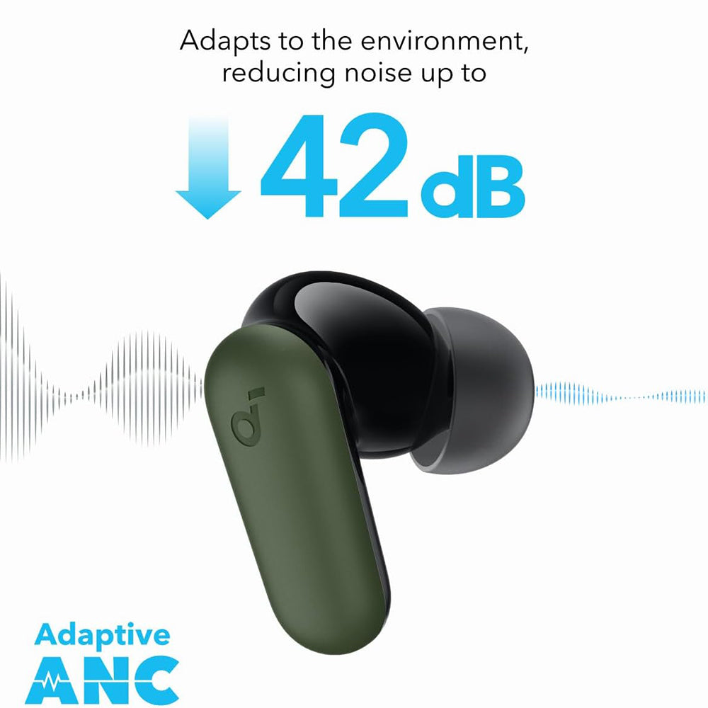 Handsfree Bluetooth Anker SoundCore P30i, TWS, Grøn A3959361