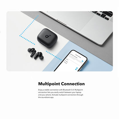 Handsfree Bluetooth Anker SoundCore P30i, TWS, Grøn A3959361