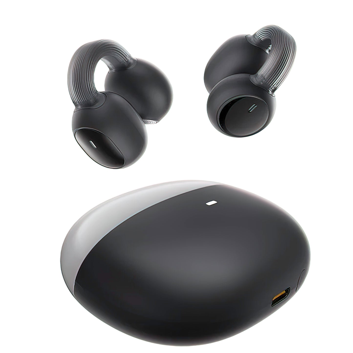 Handsfree Bluetooth Baseus AirGo 1 Ring, TWS, Sort A00069201113-00