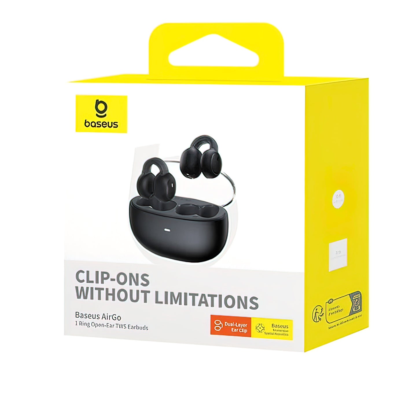 Handsfree Bluetooth Baseus AirGo 1 Ring, TWS, Sort A00069201113-00