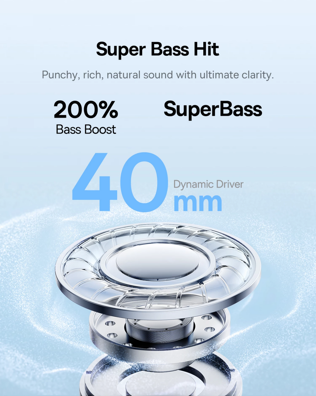 Baseus BH1 Lite Bluetooth-headset, A2DP, hvid A0203C02