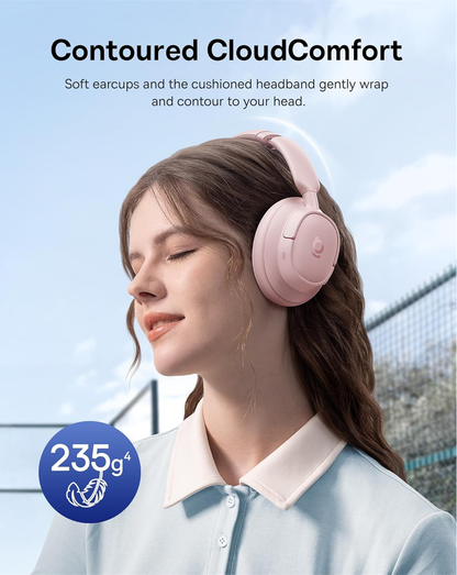 Handsfree Bluetooth Baseus Bass BH1 NC, MultiPoint, A2DP, ANC, Pink A0203704