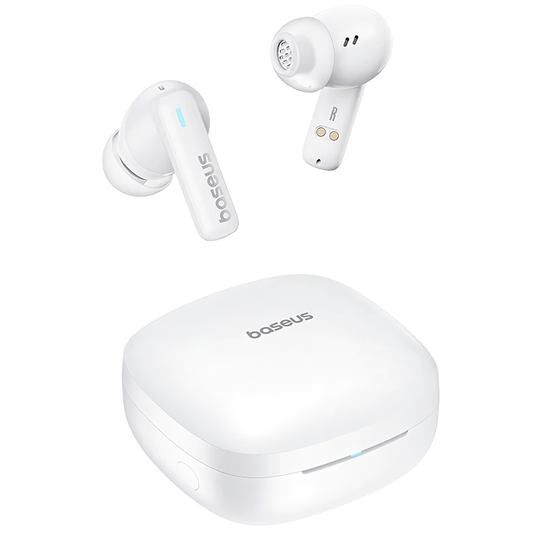 Håndfri Bluetooth Bluetooth Baseus Bowie E19, TWS, Hvid A00069600223-00 
