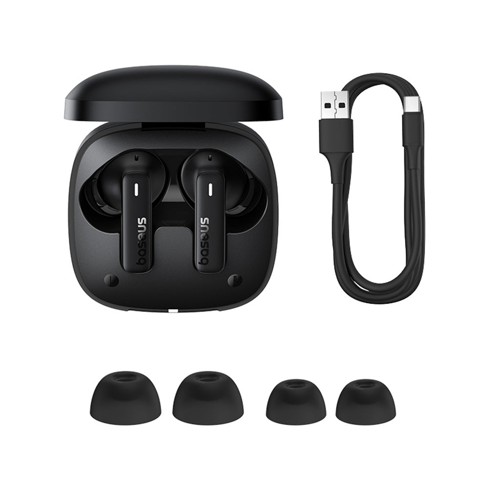 Handsfree Bluetooth Baseus Bowie E19, TWS, Sort A00069600113-00