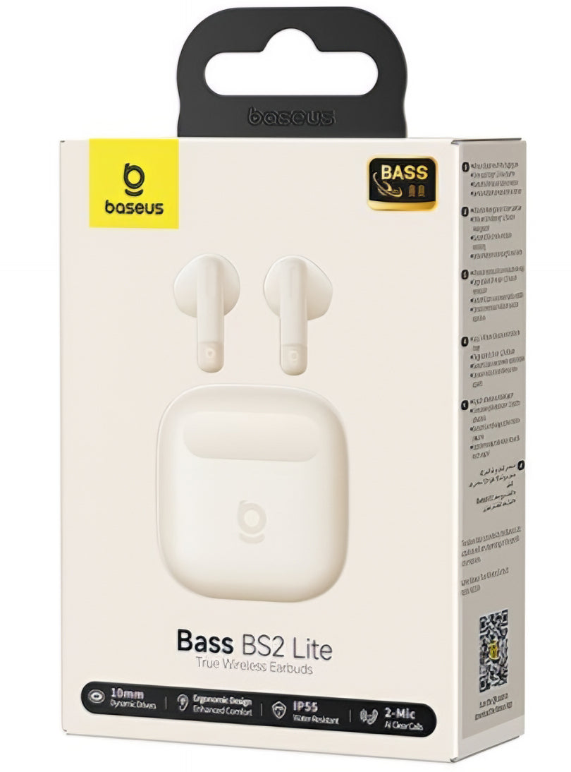 Handsfree Bluetooth Baseus Bowie Bass BS2 Lite, TWS, Pink A0010A07