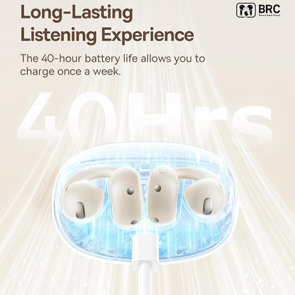 Handsfree Bluetooth Baseus Bowie MC1, TWS, Hvid A00083501226-00