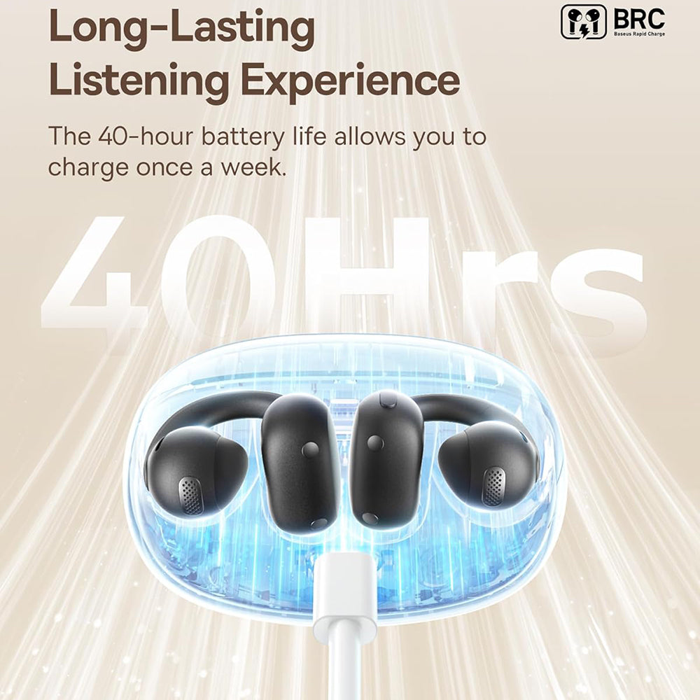 Handsfree Bluetooth Baseus Bowie MC1, TWS, Sort A00083501126-00