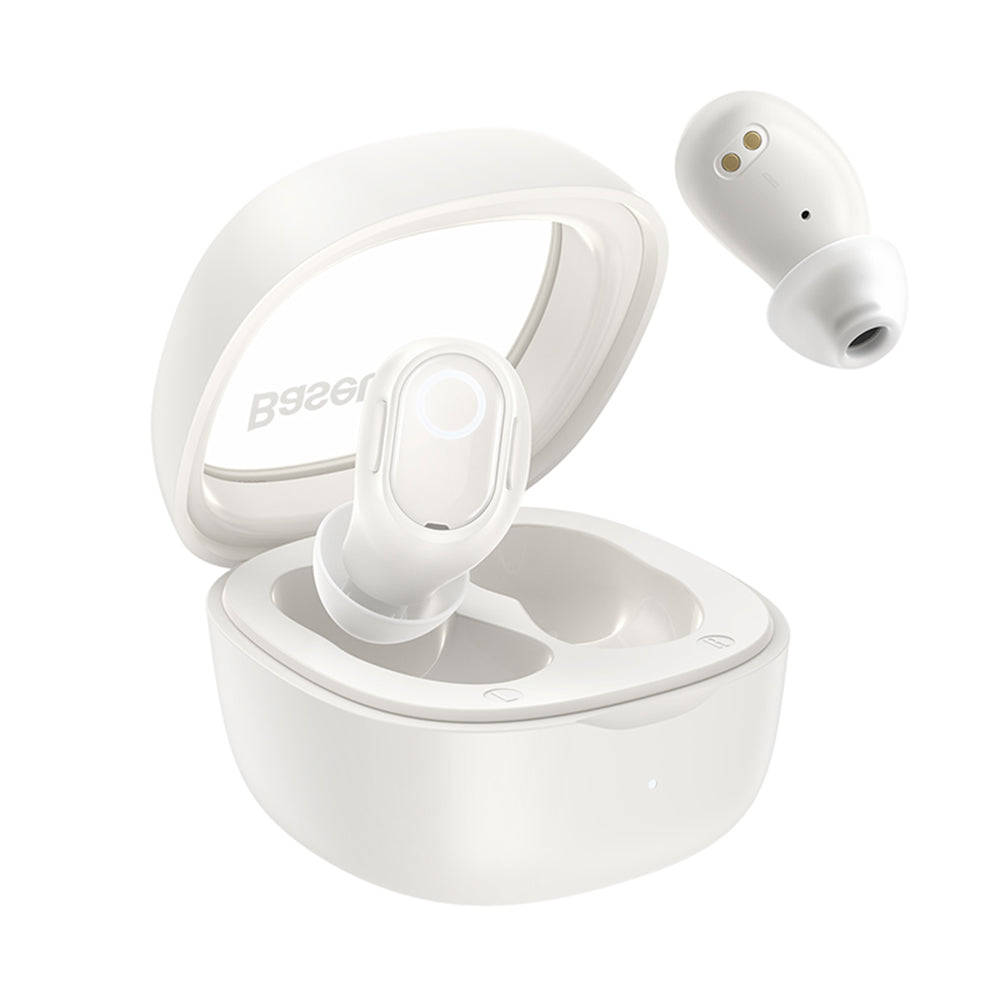 Handsfree Bluetooth Baseus Bowie WM02, TWS, Hvid NGTW370202