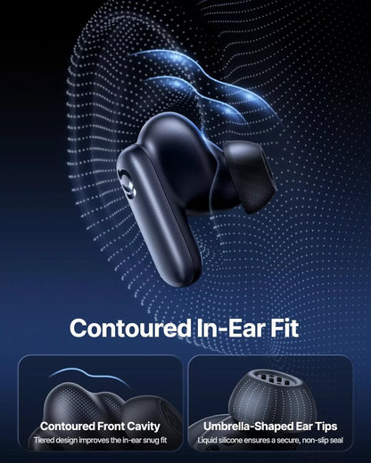 Handsfree Bluetooth Baseus Inspire XP1 Sound by Bose, TWS, ANC, Sort A0010902