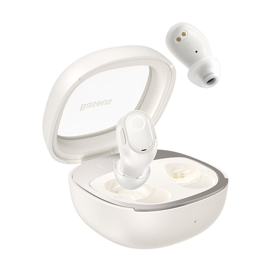 Handsfree Bluetooth Baseus WM02+, TWS, Hvid NGTW370302